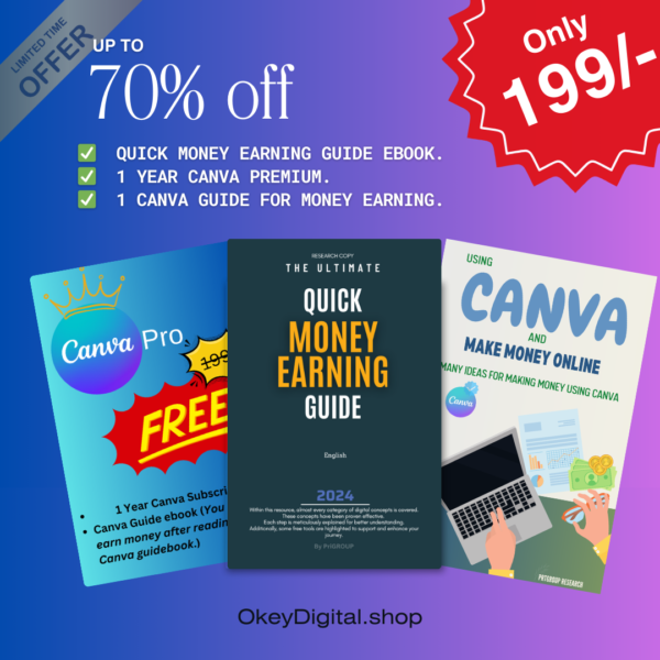 Exclusive Combo Offer: 2 eBooks + Canva Pro Feature for Just ₹199!